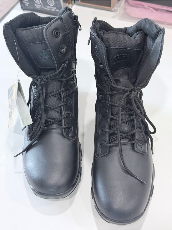 Black Tactical Lace-Up Boots for Men - DELTA